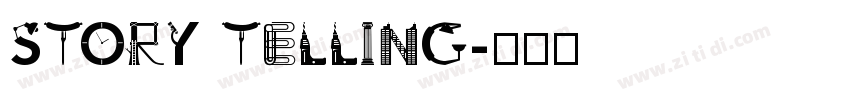 Story Telling字体转换